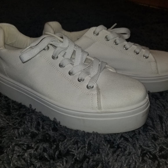 ASOS Shoes - ASOS white platform tennis shoes